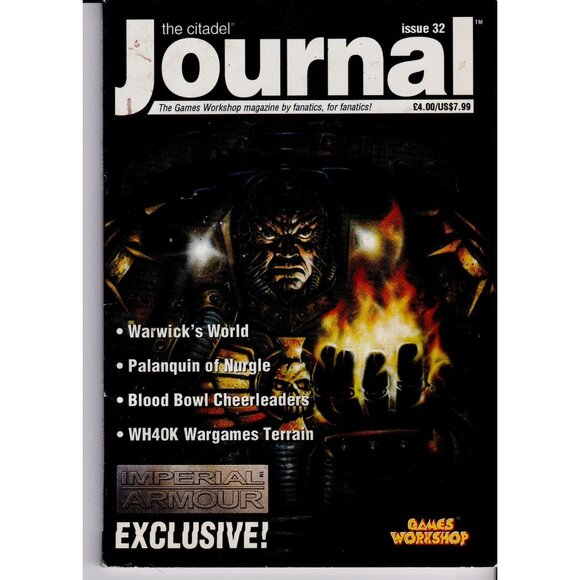 Citadel Journal #32 (1999) Warhammer Blood Bowl Nurgle WH40K Imperial Armour - Picture 1 of 10